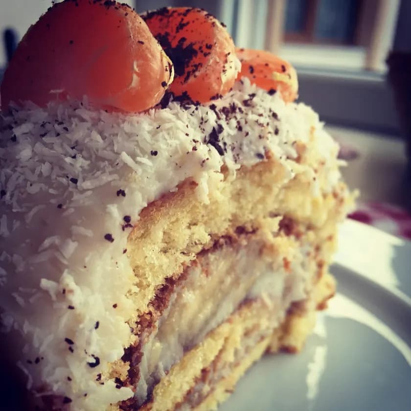 Mandalinalı ve Muzlu Rulo Pasta