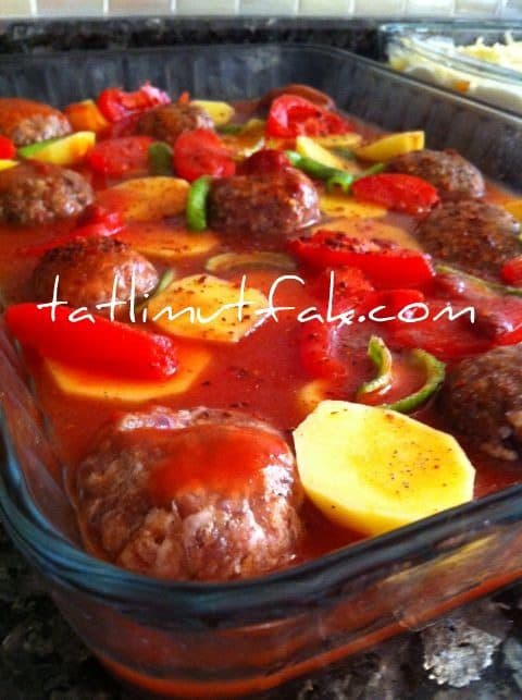 Fırında Köfte Patates