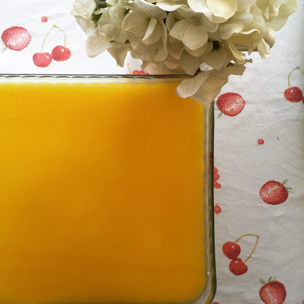 Portakal Soslu Muhallebi