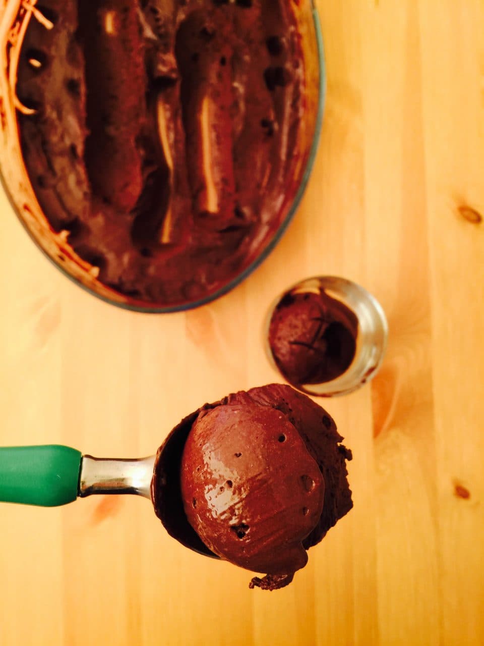 Ev Yapımı Çikolatalı Dondurma