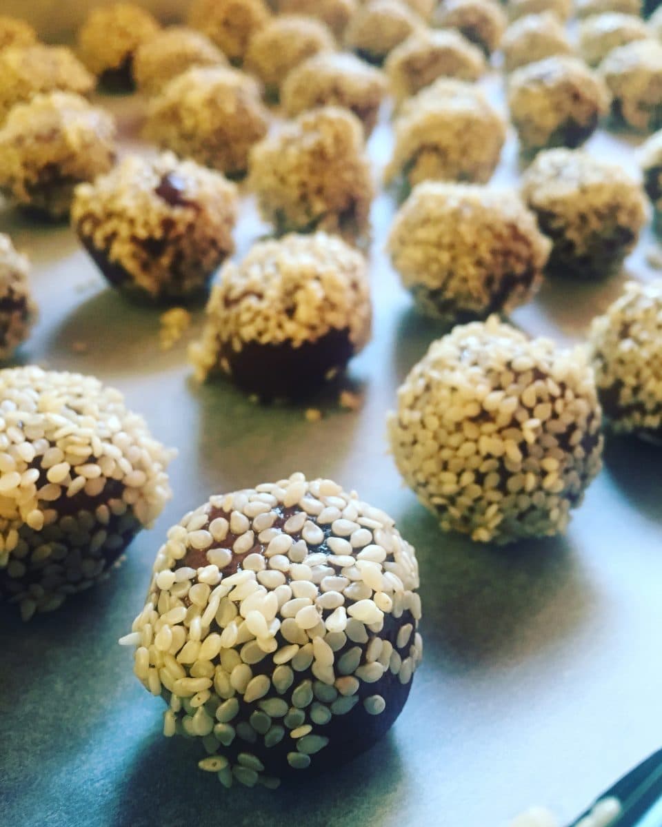 Kakaolu Susamlı Kurabiye detay 1