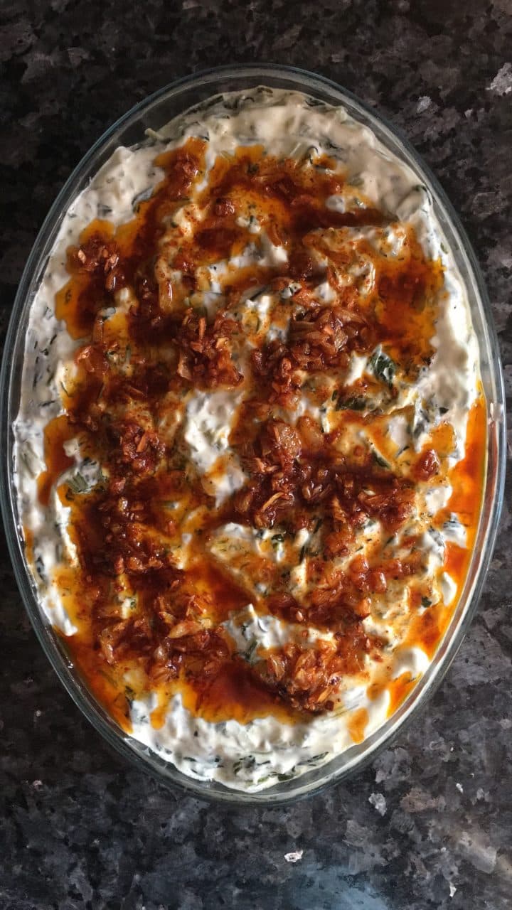 Ispanak Borani detay 1