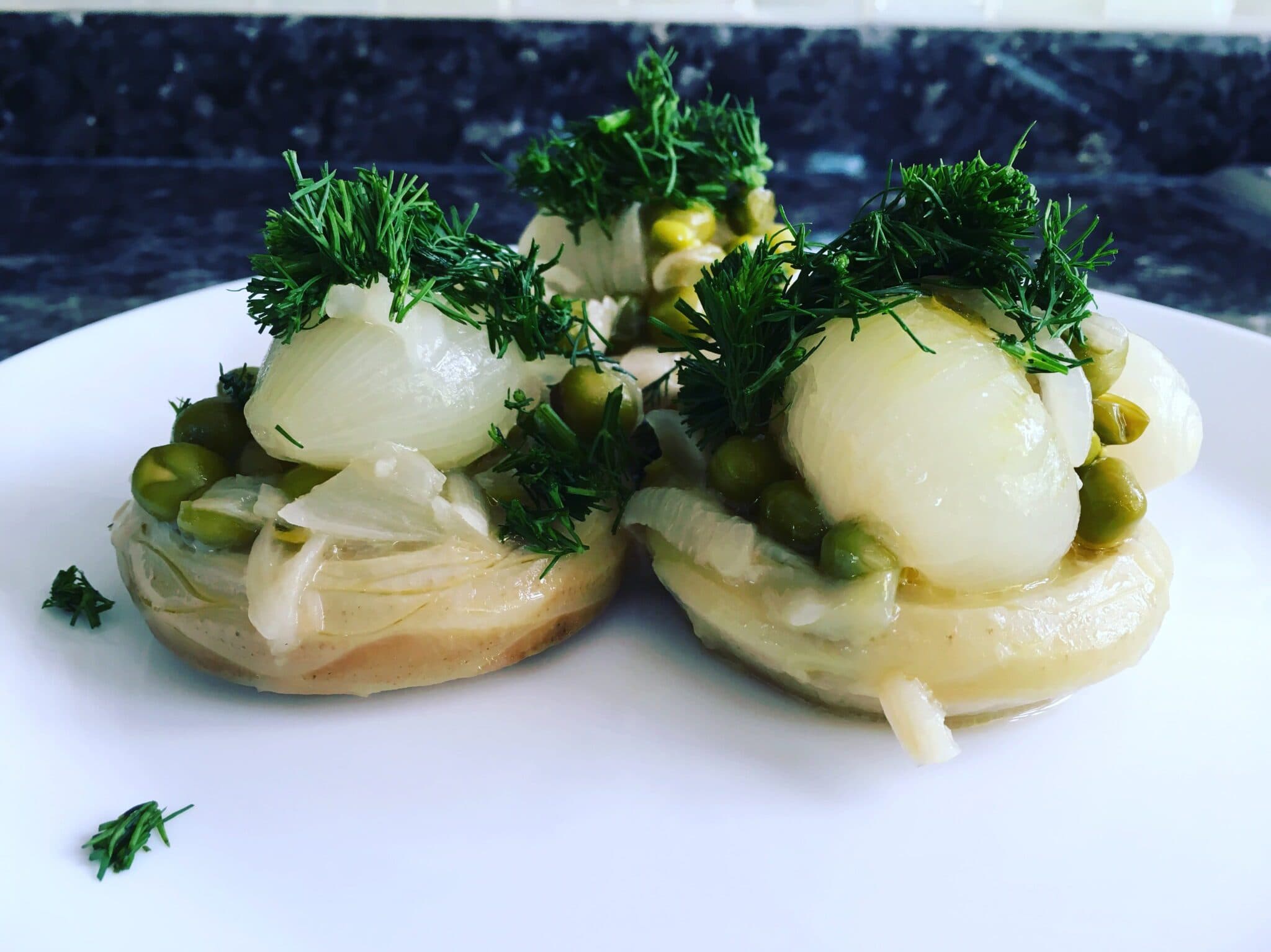 Minik Soğanlı ve Bezelyeli Enginar