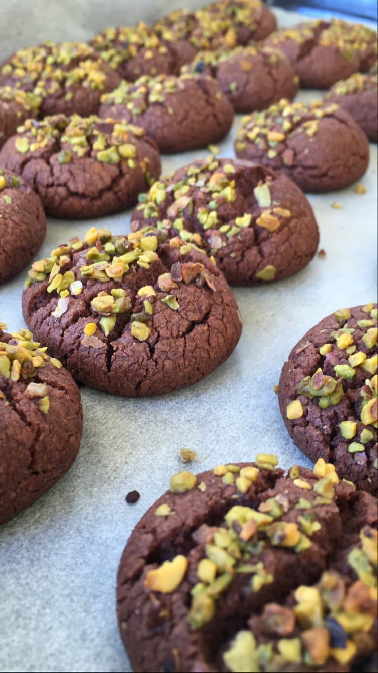 Nutellalı ve Fıstıklı Kurabiye