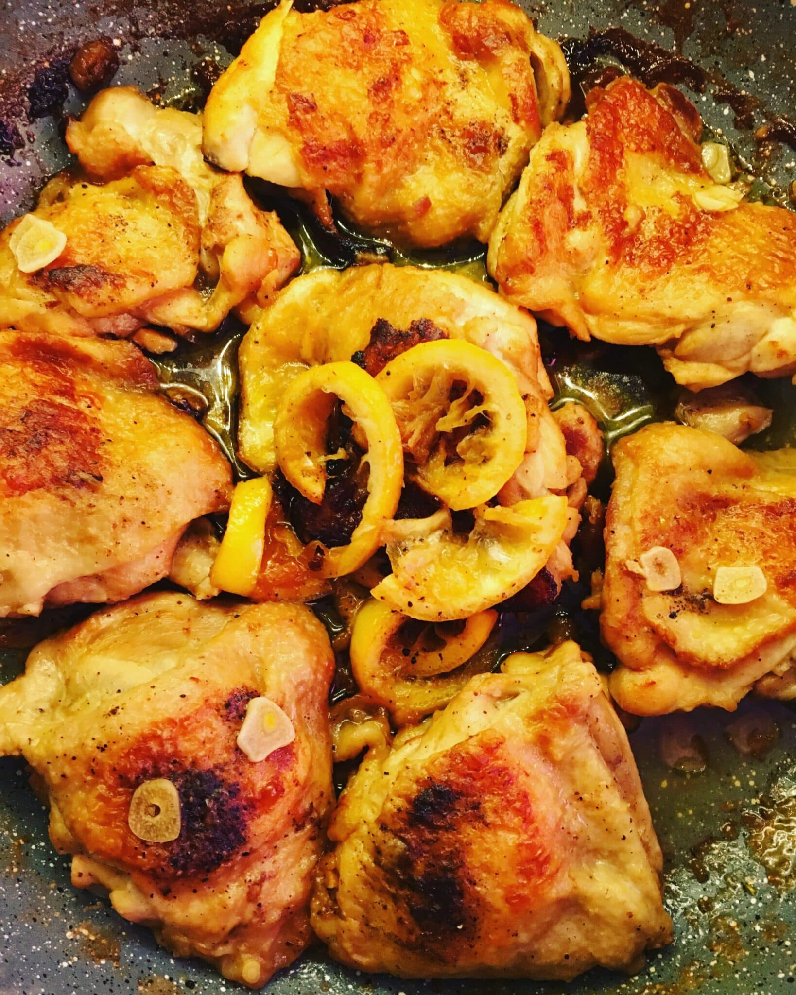 Limonlu ve Sarımsaklı Tavuk